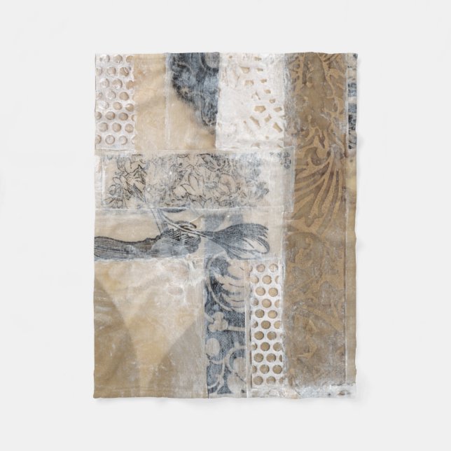 Snöre Collage I Fleecefilt (Framsidan)