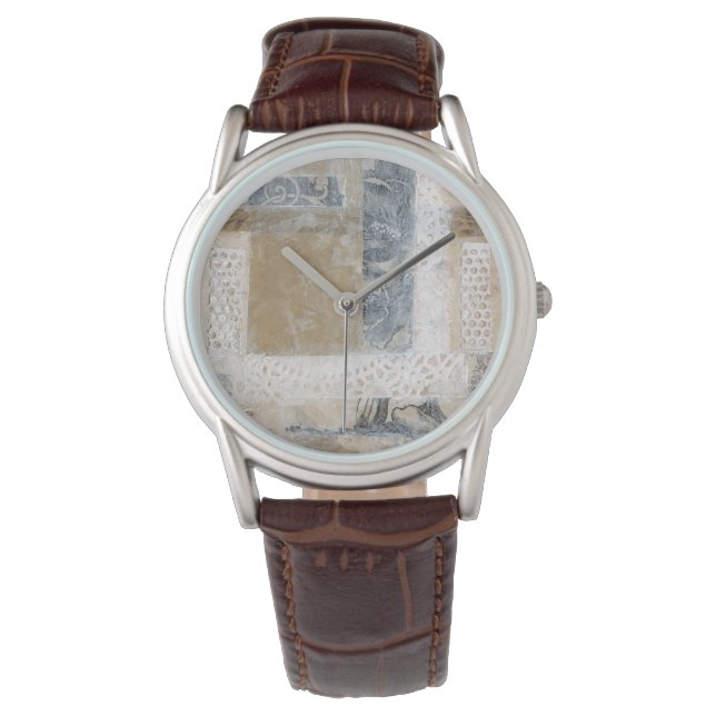 Snöre Collage II Armbandsur (Framsida)