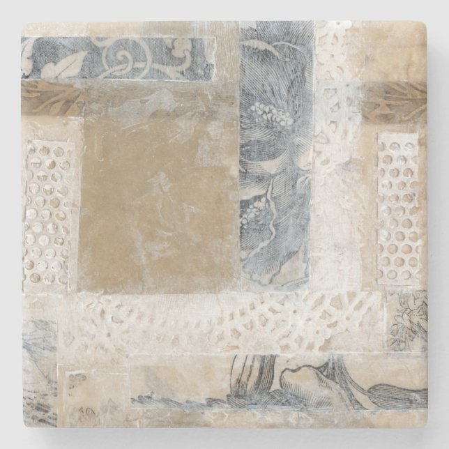 Snöre Collage II Stenunderlägg (Framsidan)