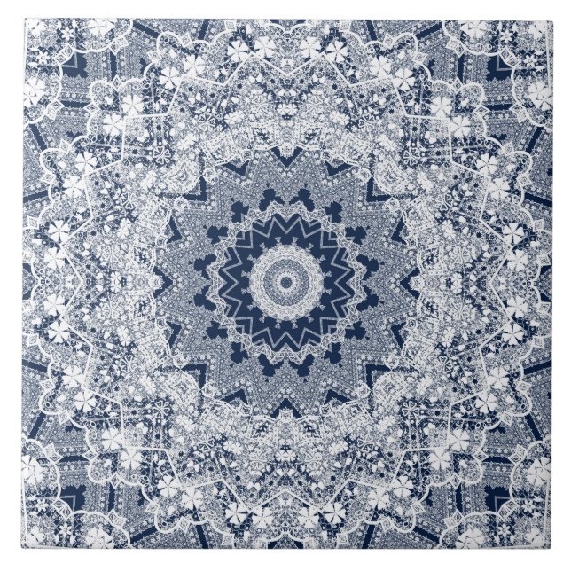 Snöre dekoration kakelplatta (Framsidan)