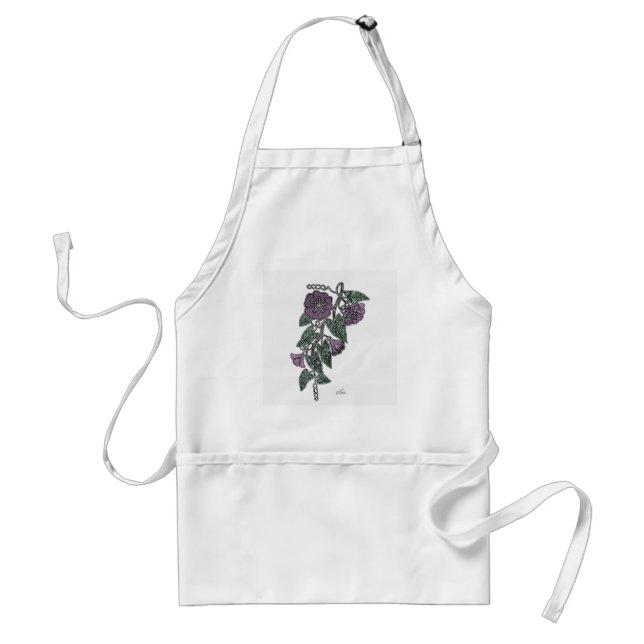Snöre Flowers Förkläde (Framsidan)