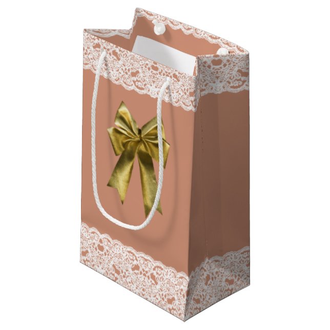 snöre Gift Bag ro Small (Framsidan Vinklad)