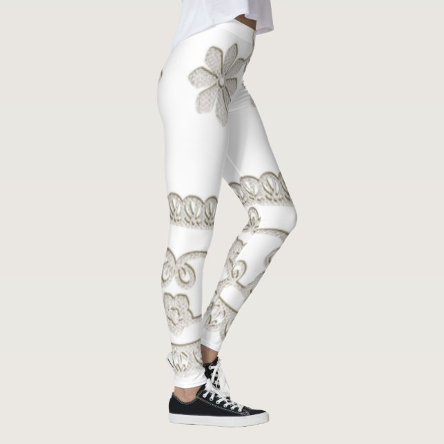 Snöre-Gräns | Zazzle_Growshop Leggings (Höger)