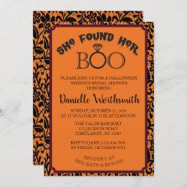 Snöre Halloween hittade sin Boo-Möhippa Inbjudningar