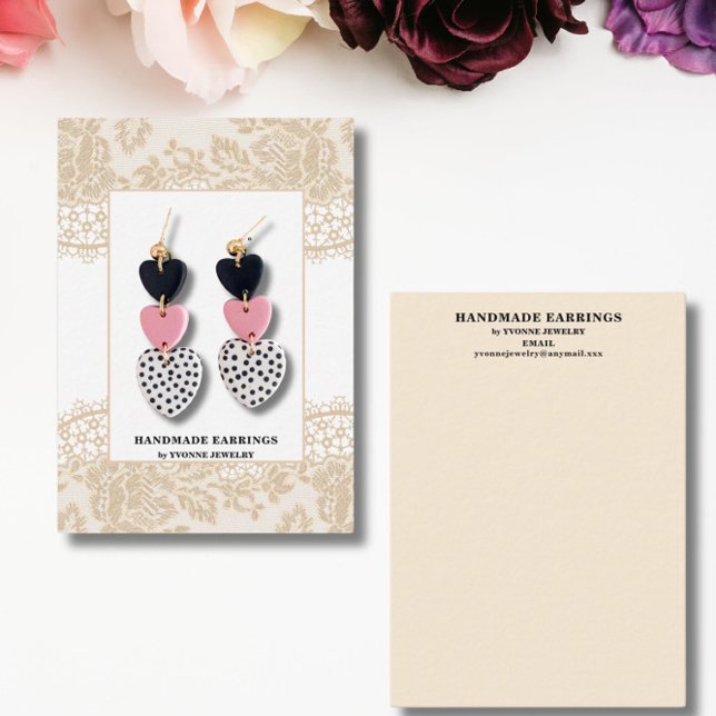 Snöre Juvelry Holder Card Visitkort (Skapare uppladdad)