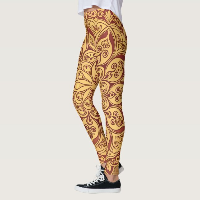 Snöre labyrint leggings (Vänster)