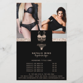 Snöre Lingerie Boutique Fotopriser Flygblad
