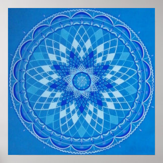 Snöre Mandala Poster