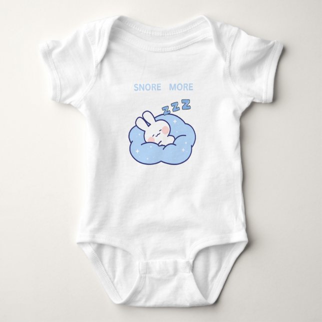 Snore mer bunny t shirt (Framsida)