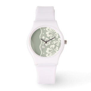 Snöre mönster, blomstervintage 5 armbandsur