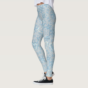 Snöre och Hearts Leggings