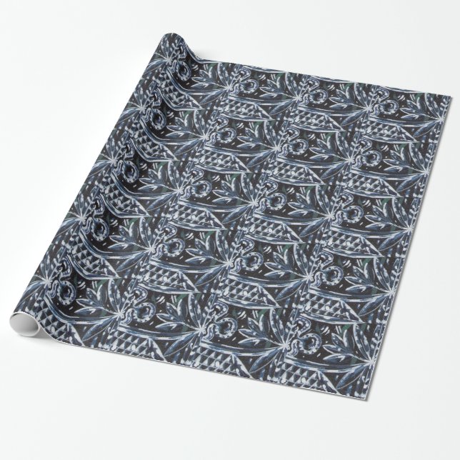 Snöre Presentpapper (Utrullad)