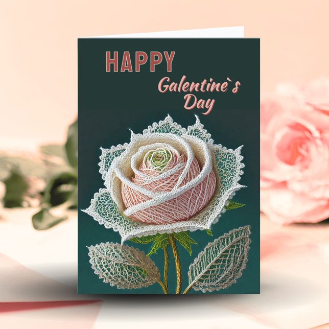 Snöre Ro Galentine's Day Valentine's Day Helgkort (Skapare uppladdad)