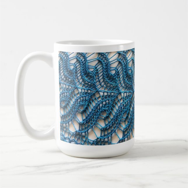 Snöre som sticker den Themed muggen Kaffemugg (Vänster)