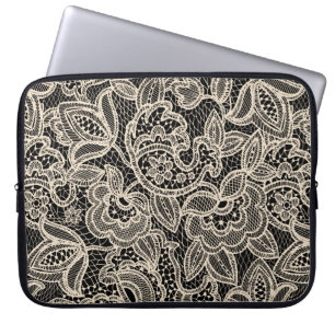 Snöre sömlös mönster laptop fodral