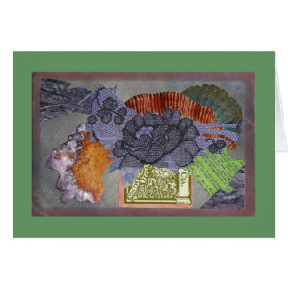 Snöre steg hälsningskort