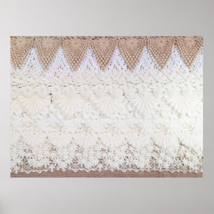 Snöre trasa och struktur poster