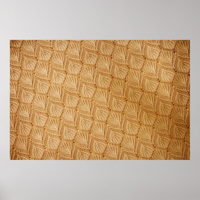 snöre-väv struktur poster (Framsidan)