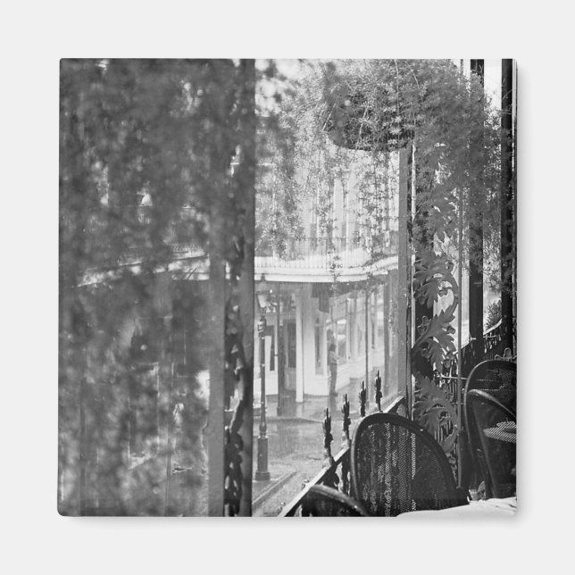 Snöre View New Orleans Fransk Quarter Magnet (Framsidan)