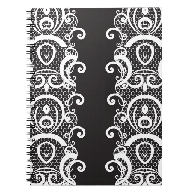 Snörebakgrund 1 anteckningsbok (Framsidan)