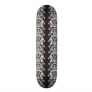 Snörebakgrund 1 skateboard bräda 20,5 cm