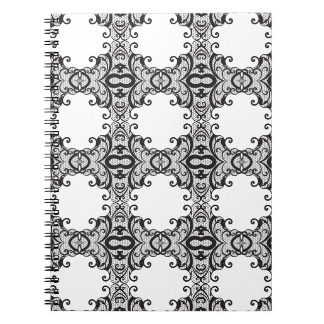 Snörebakgrund 2 anteckningsbok (Framsidan)