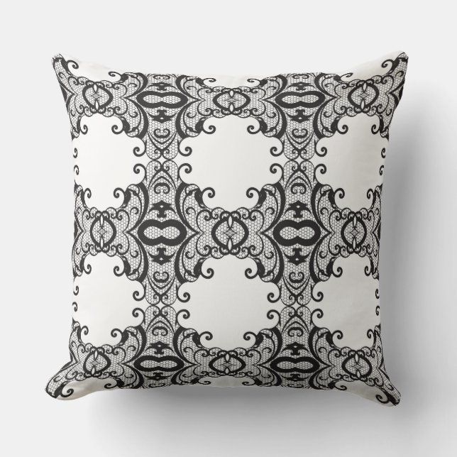 Snörebakgrund 2 kudde (Framsida)