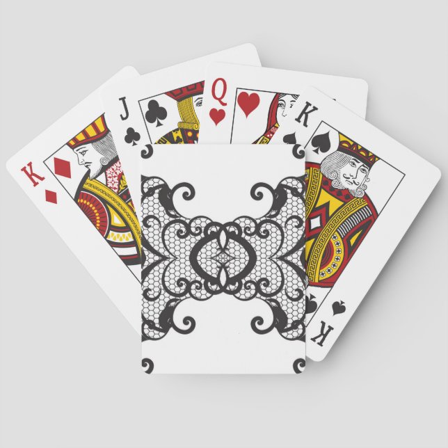 Snörebakgrund 2 spelkort (Baksidan)