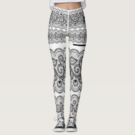Snöredamasker Leggings