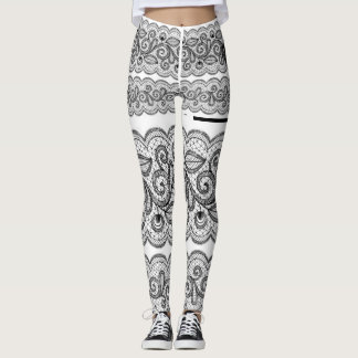 Snöredamasker Leggings