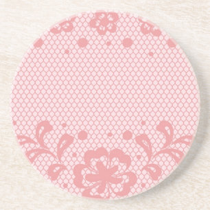 Snöremönster, blommavintage 3 underlägg