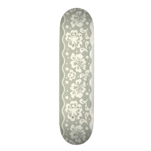Snöremönster, blommavintage 5 skateboard bräda 21,5 cm