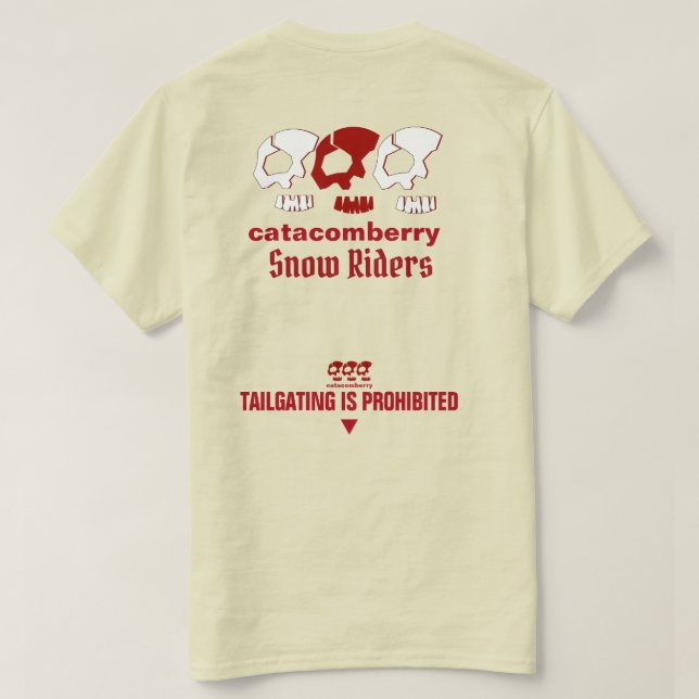 SNÖRIDARE AV CATCOMBERRY T SHIRT (Design baksida)