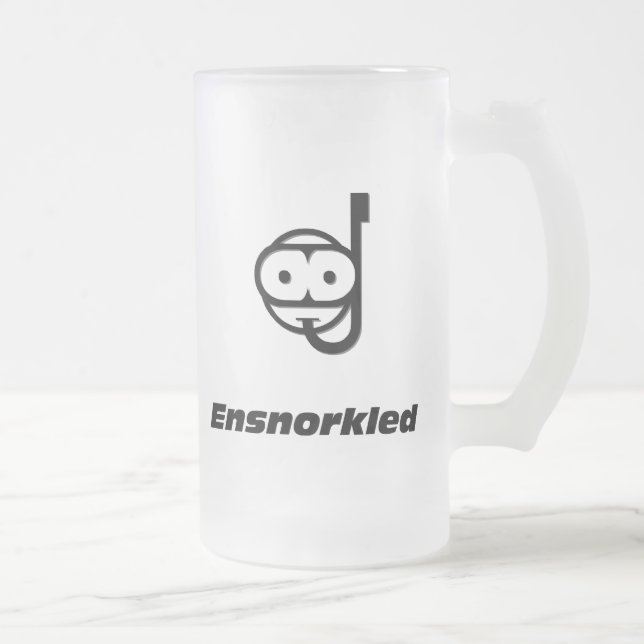 Snorkel Ensnorkled Frostat Ölglas (Höger)