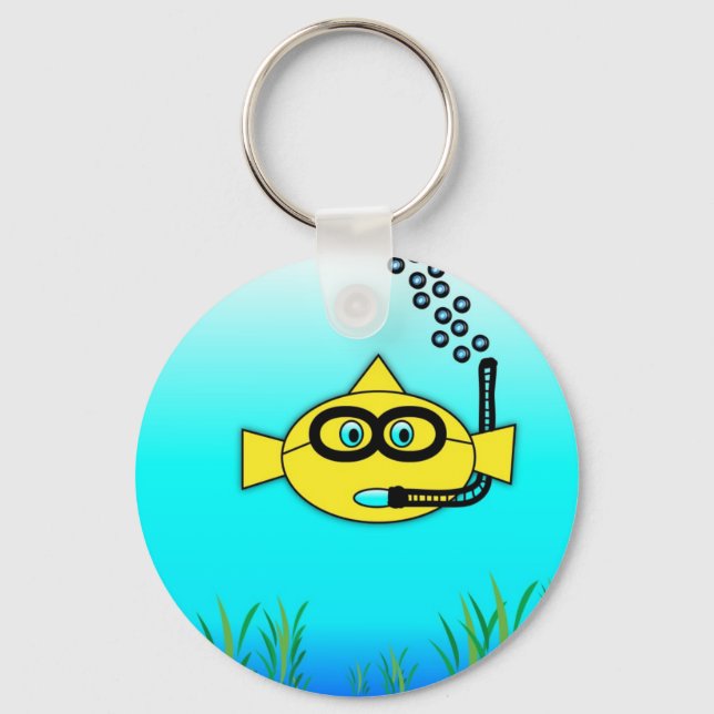 Snorkel Fish Nyckelring (Framsida)