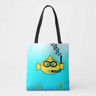 Snorkel Fish Tygkasse