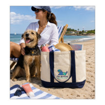 Snorkel Pup Coastal Sommar Totebag