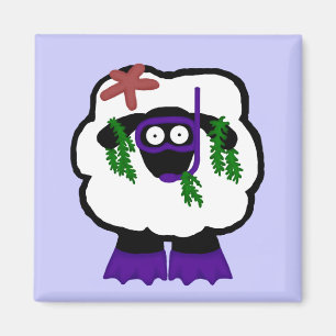 Snorkelfårmagnet Magnet