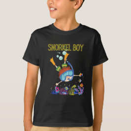 Snorkeling Boy T Shirt