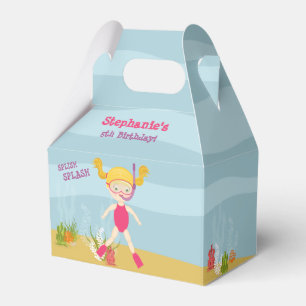 Snorkeling Girl Beach Party Presentaskar