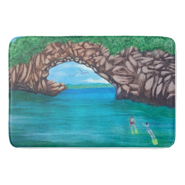 Snorkeling i Paradise Badrumsmatta (Framsidan)