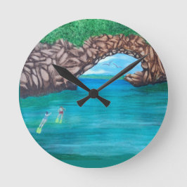 Snorkeling i Wonderland Rund Klocka