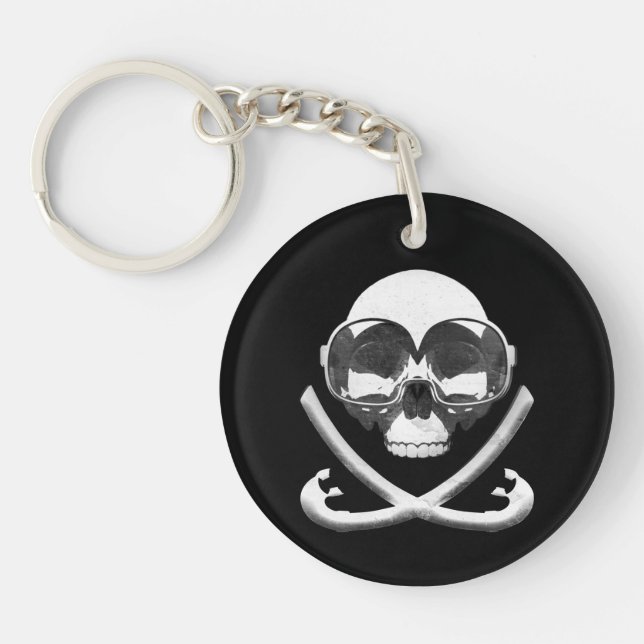 Snorkeling och Dyka Pirat Skull Flagga (Framsidan)