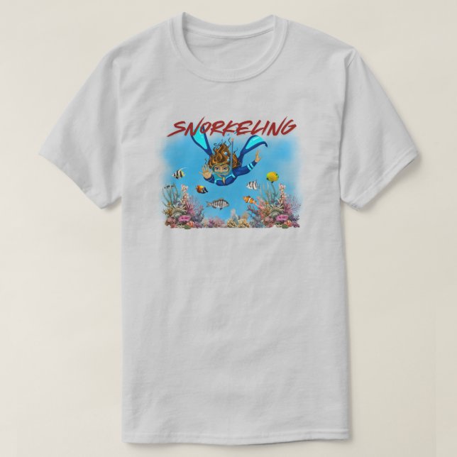 Snorkeling T-Shirt (Design framsida)
