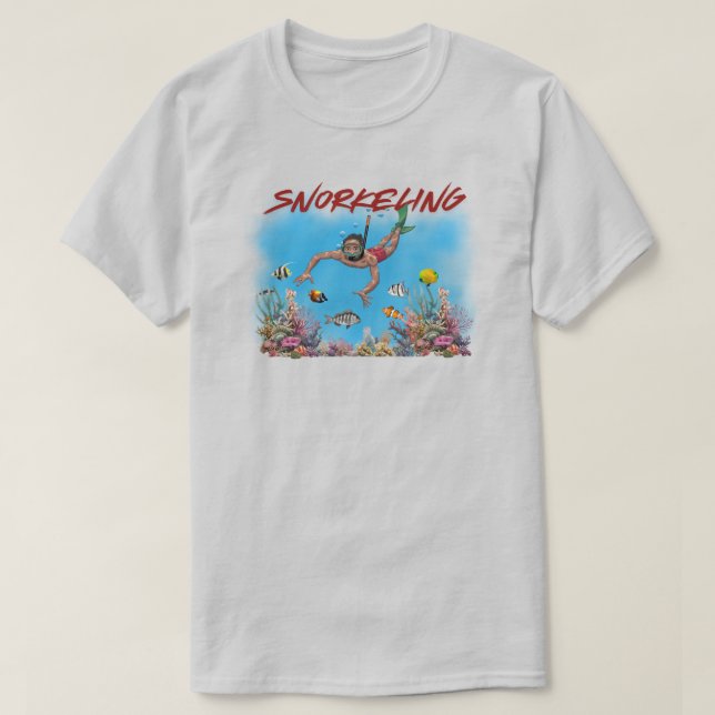 Snorkeling T-Shirt (Design framsida)