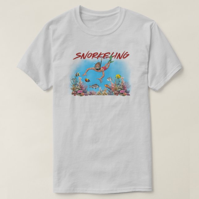 Snorkeling T-Shirt (Design framsida)