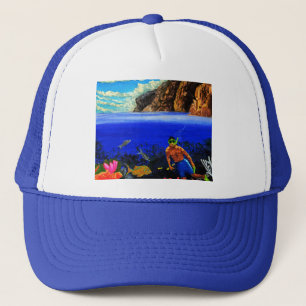 Snorkeling vid Black Sten Truckerkeps