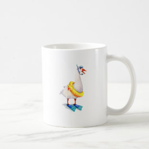 Snorkeling White Goose Kaffemugg