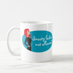Snorkig dam kaffemugg