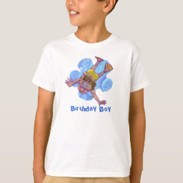 Snorkling Födelsedags Pojke Lätt T-Shirt